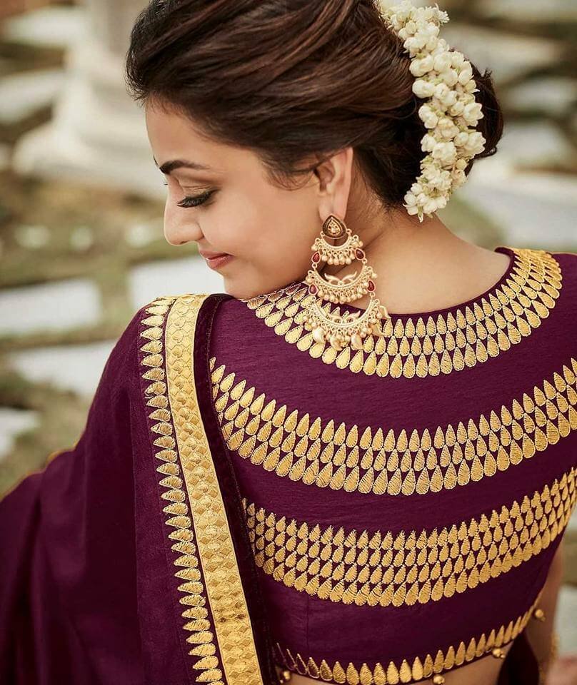 saree blouse back neck designs 5 2