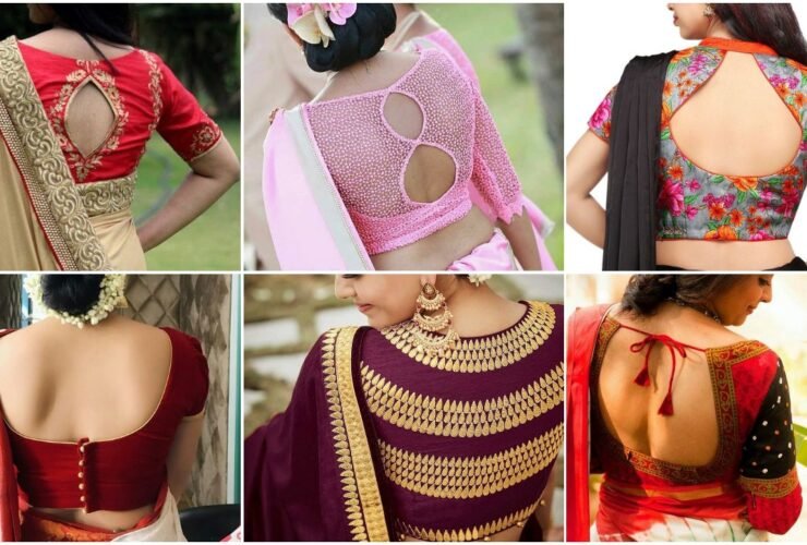 saree blouse back neck designs a1 2