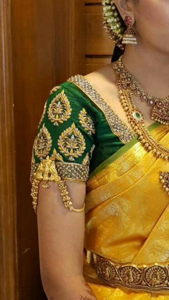 saree blouse sleeve designs 5