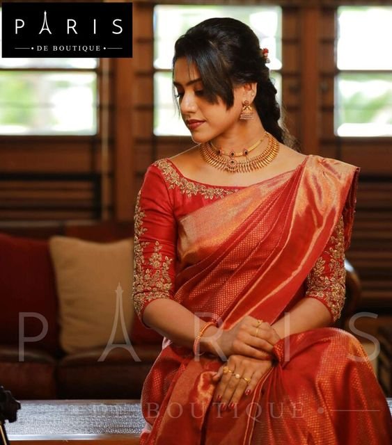 silk saree blouse designs 13 2