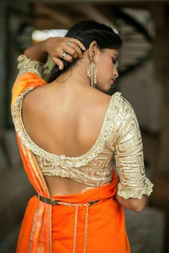 silk saree blouse designs 14 3