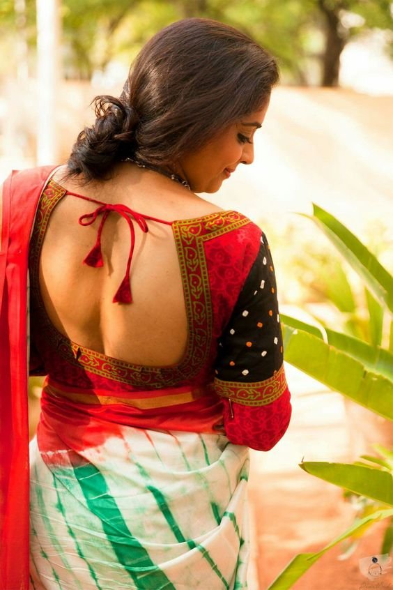 silk saree blouse designs 16 1