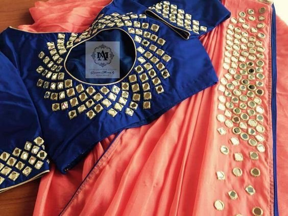 silk saree blouse designs 16 2