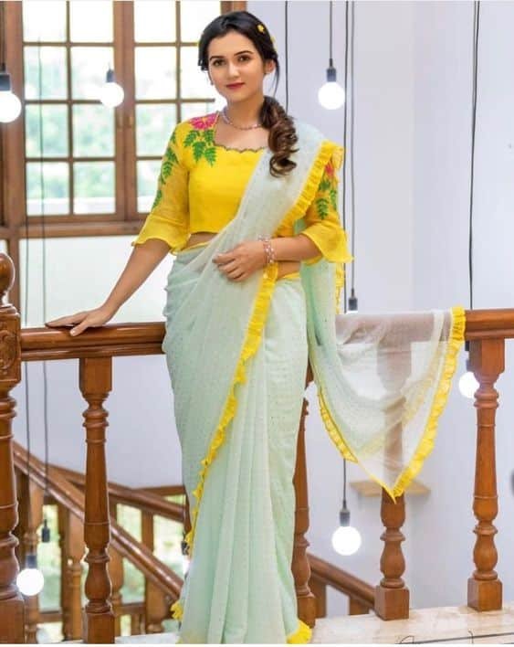 silk saree blouse designs 2 1