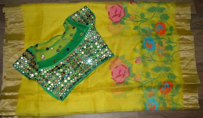 silk saree blouse designs 6 2