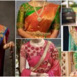 silk saree blouse designs a1