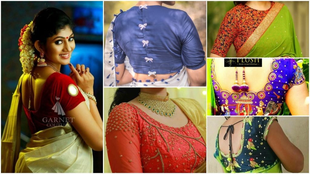 silk saree blouse designs a1 3