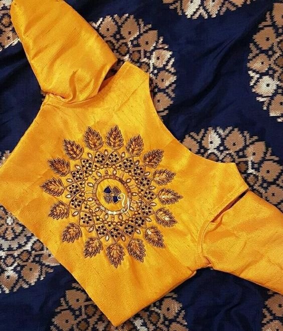 silk saree blouses 25