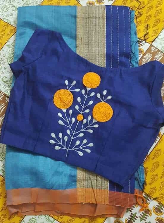 silk saree blouses 7