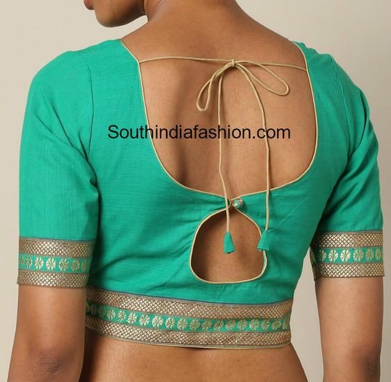 simple blouse designs 9