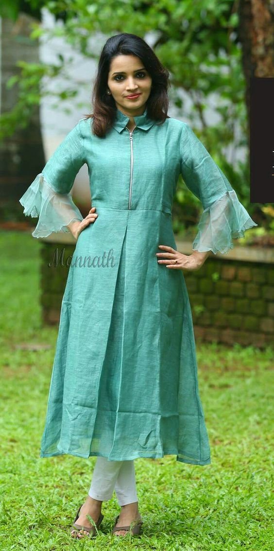 trendy designs of long kurti 8