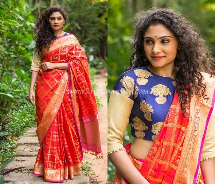 trendy saree blouse designs 2