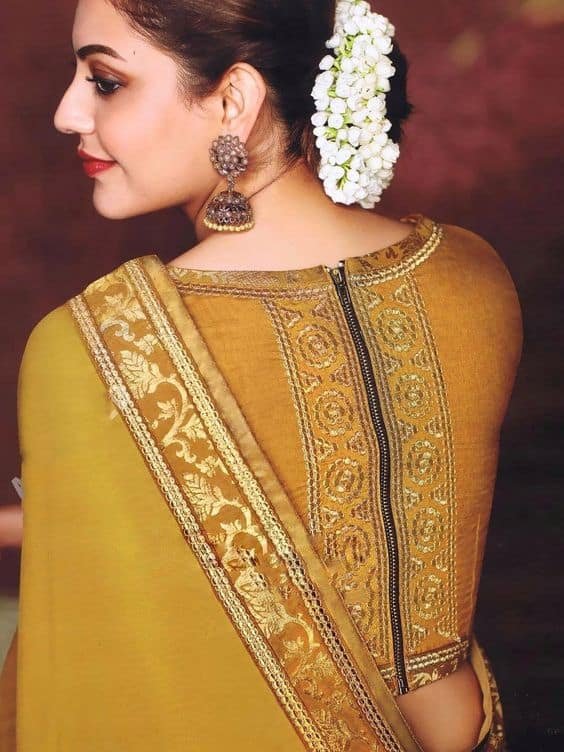 wedding blouse design for silk saree 13