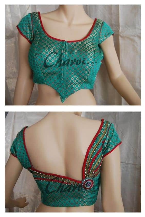 blouse back neck designs 22