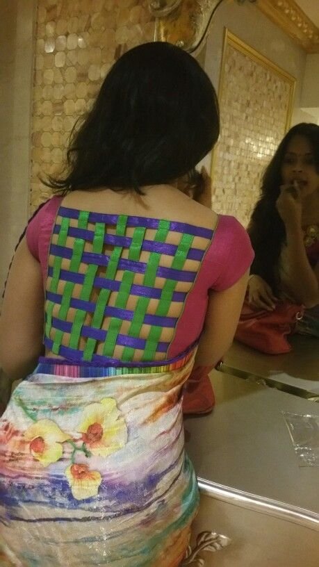 blouse back neck designs 28