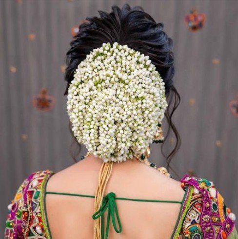 bridal hair bun 6