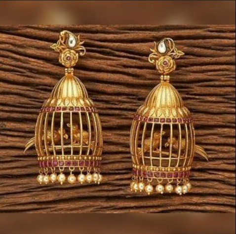 bridal jhumka design 13