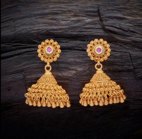 bridal jhumka design 3