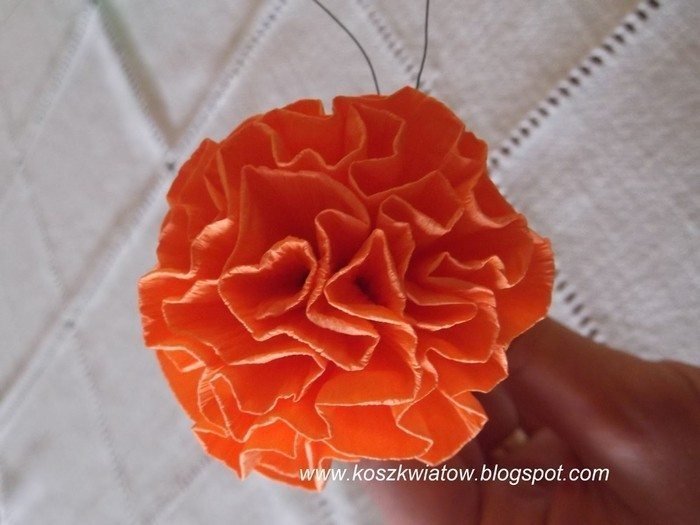 corrugated paper flowers 14