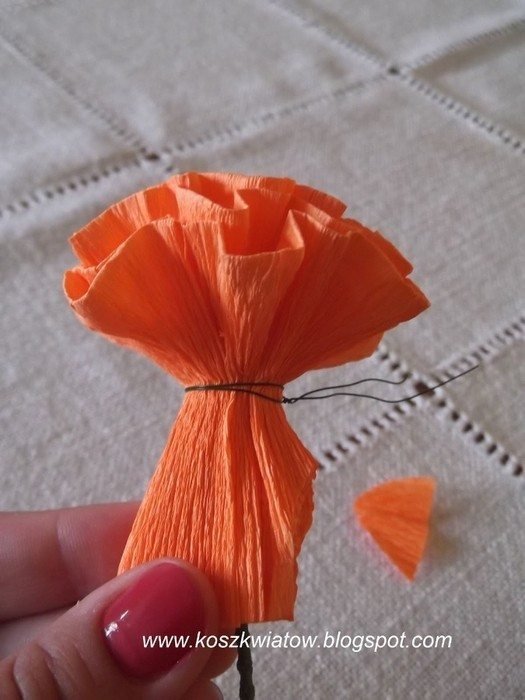 corrugated paper flowers 15