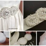 crystallized bridal sash a1