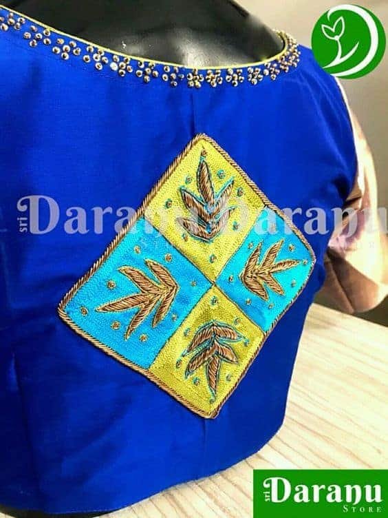 designer blouse neck 4