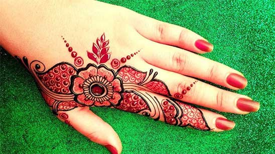 finger mehndi designs 1 2