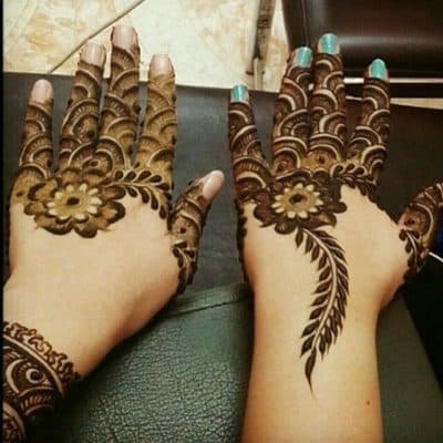 finger mehndi designs 10