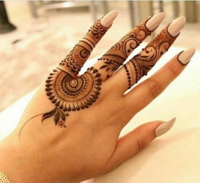 finger mehndi designs 11