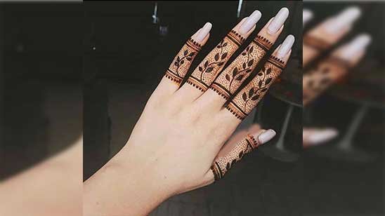 finger mehndi designs 13