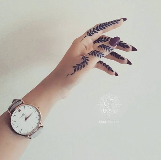 finger mehndi designs 2