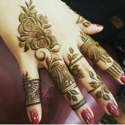 finger mehndi designs 4 1