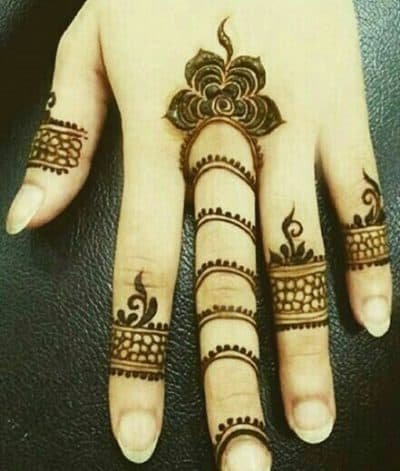 finger mehndi designs 8 1