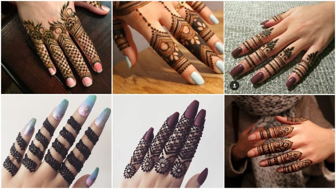 finger mehndi designs a1