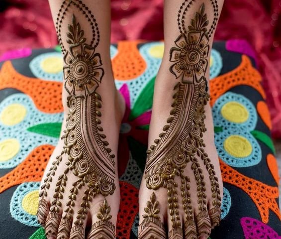 foot mehndi designs 9 1