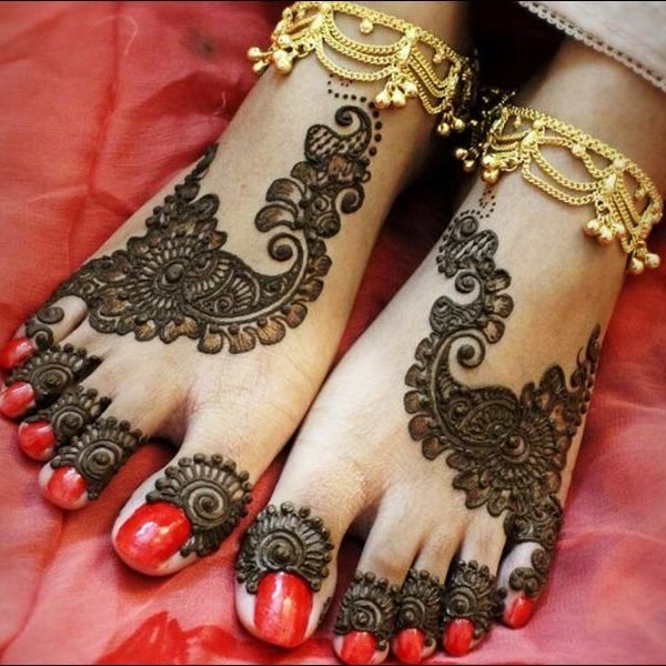 foot mehndi designs 9