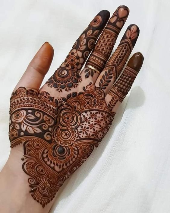 front hand mehndi designs 10