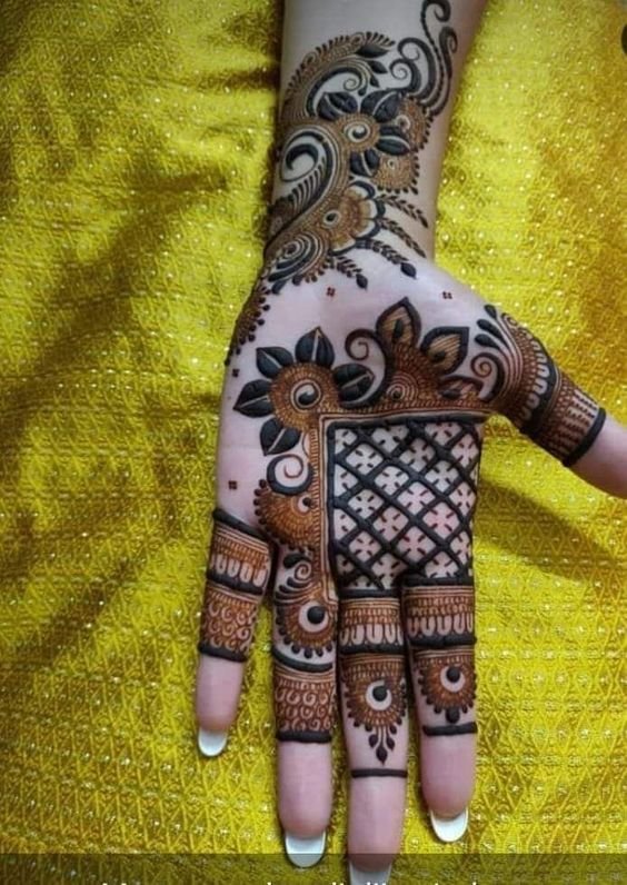 front hand mehndi designs 8