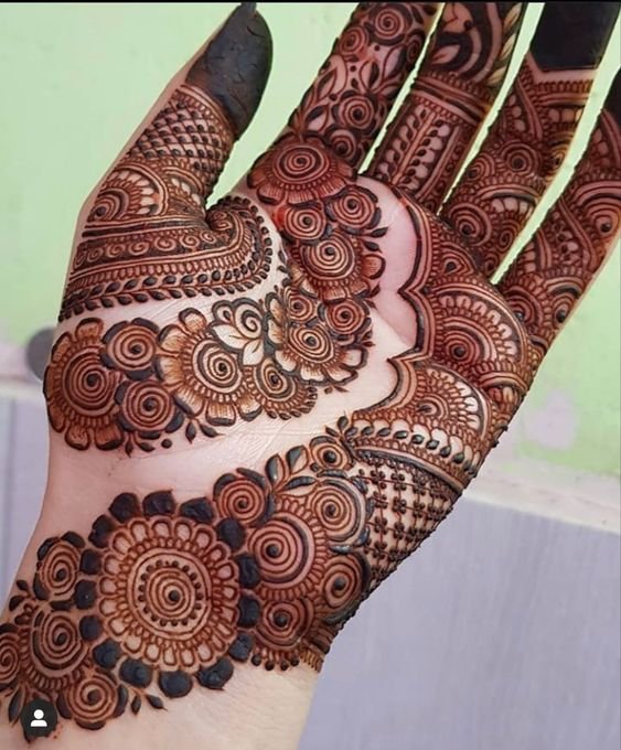 front hand mehndi designs 9