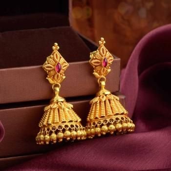 gold jhumka design 2