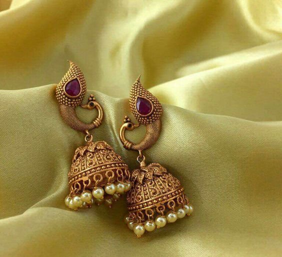 gold jhumka design 8