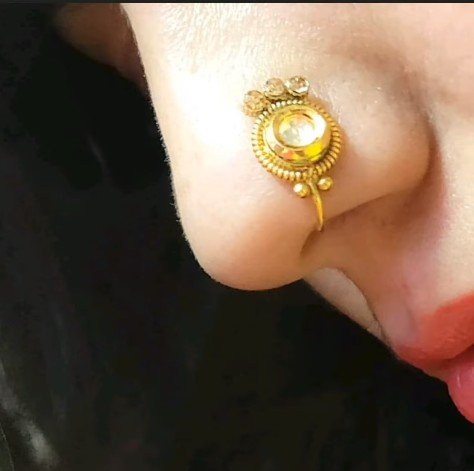 gold nose pin designs 5