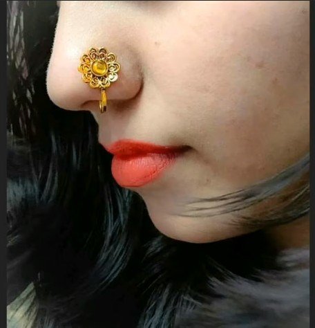 gold nose pin designs 8