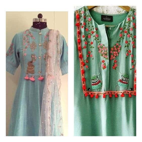 handcrafted designer kurtis 22