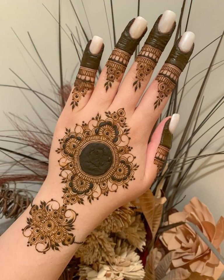 mehndi designs for hand 10