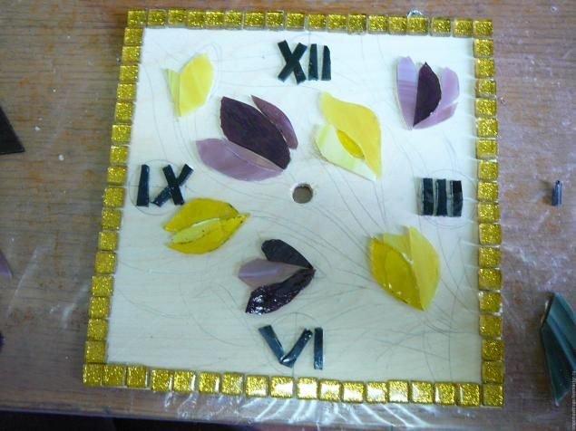 mosaic clock 7