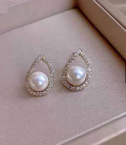 pearl earrings design 3