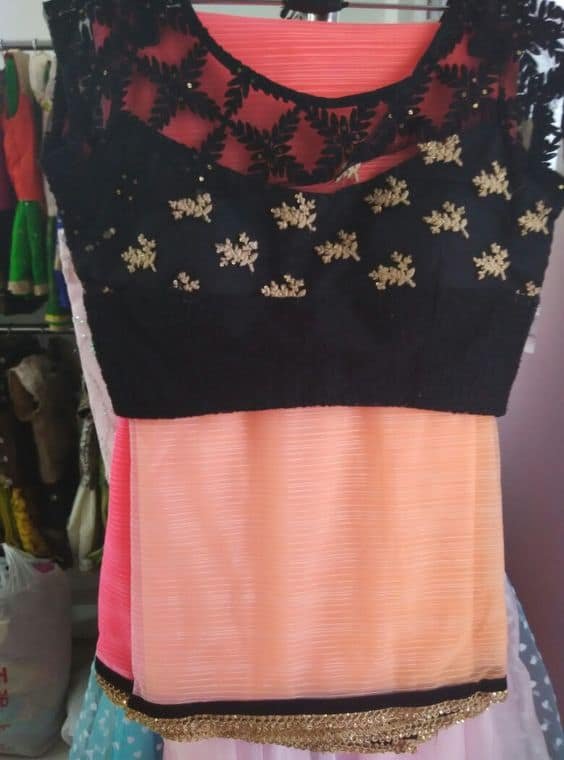 saree blouse back neck designs 18