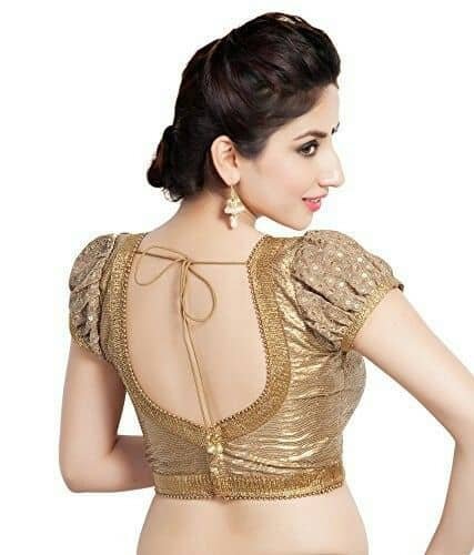 saree blouse back neck designs 2