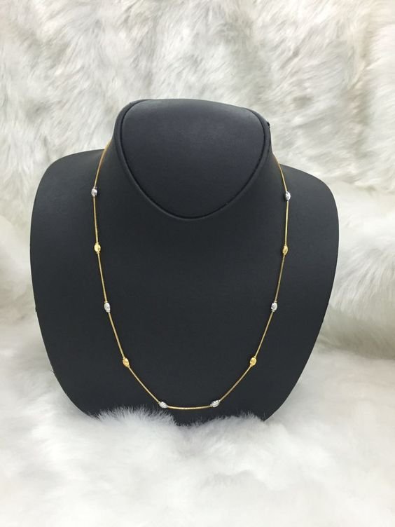 simple gold chain design 14